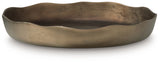 Wallmen Champagne Gold Finish Tray from Ashley - Luna Furniture