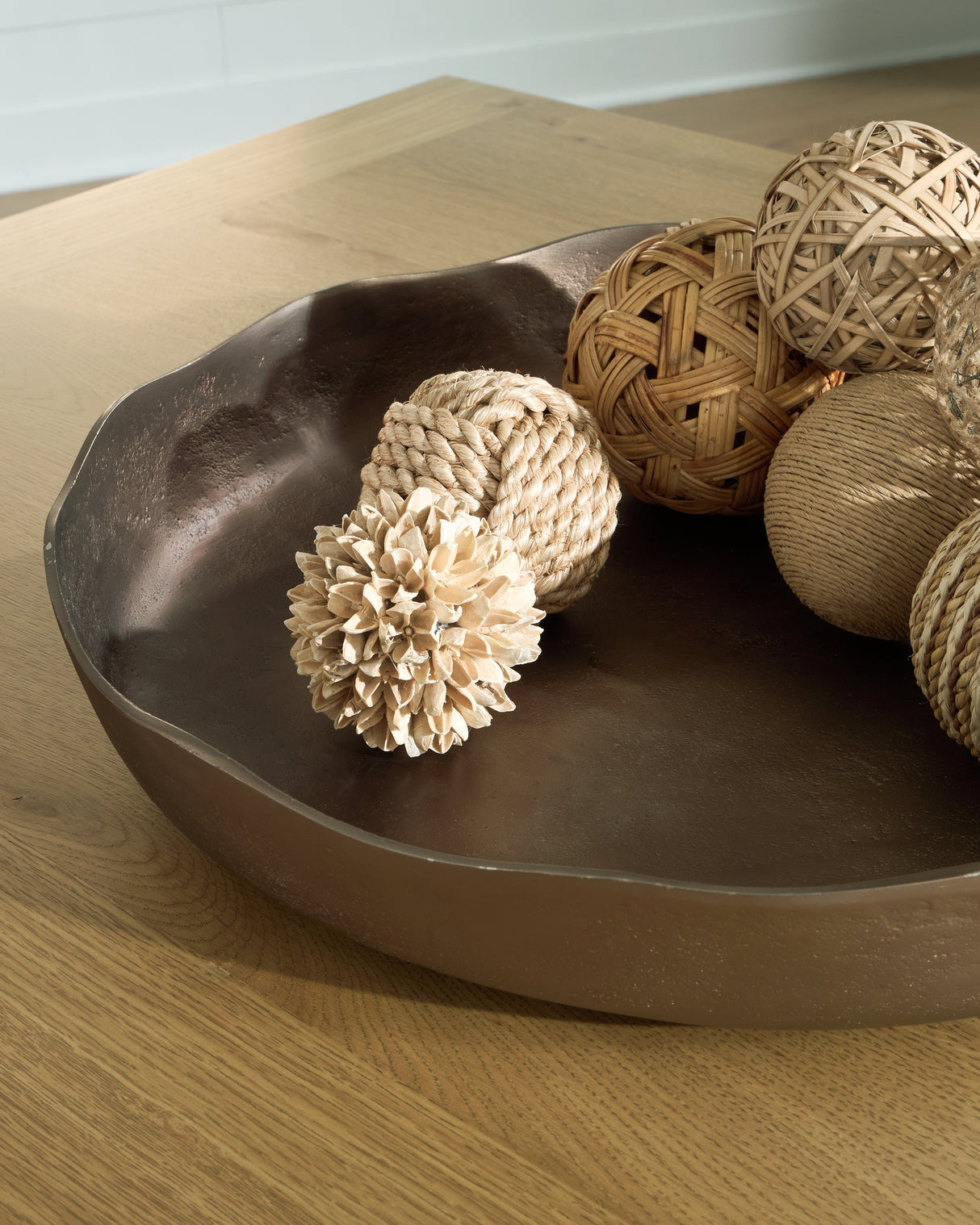 Wallmen Champagne Gold Finish Tray from Ashley - Luna Furniture