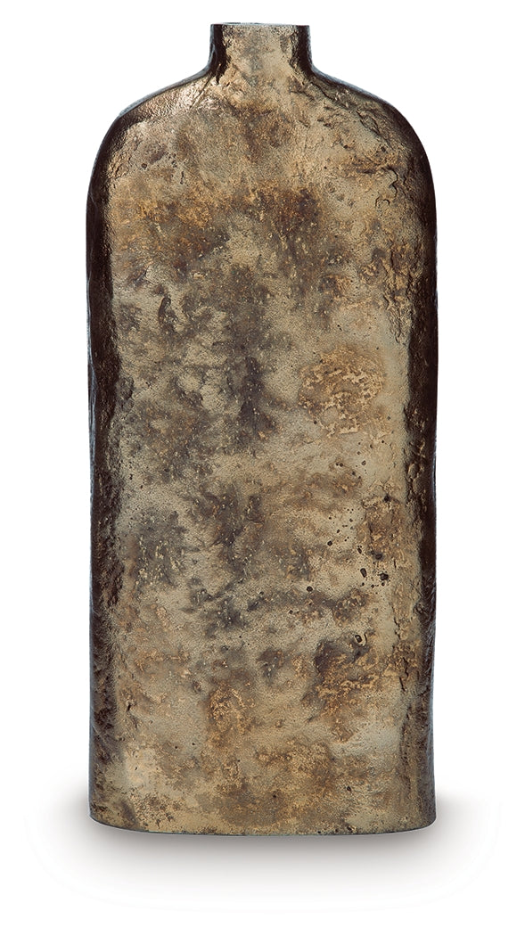 Wallmond Antique Brass Finish Vase from Ashley Furniture - Luna Furniture