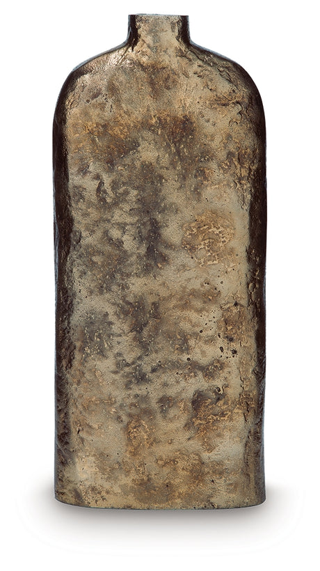 Wallmond Antique Brass Finish Vase from Ashley - Luna Furniture