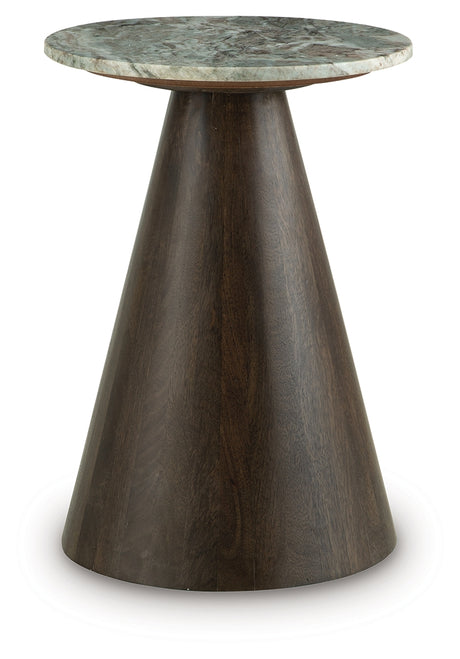 Waltnor Gray/White/Brown Accent Table from Ashley - Luna Furniture