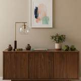 Wander Right Angle Glass Table Lamp - Bronze from Ashcroft Furniture - Luna Furniture