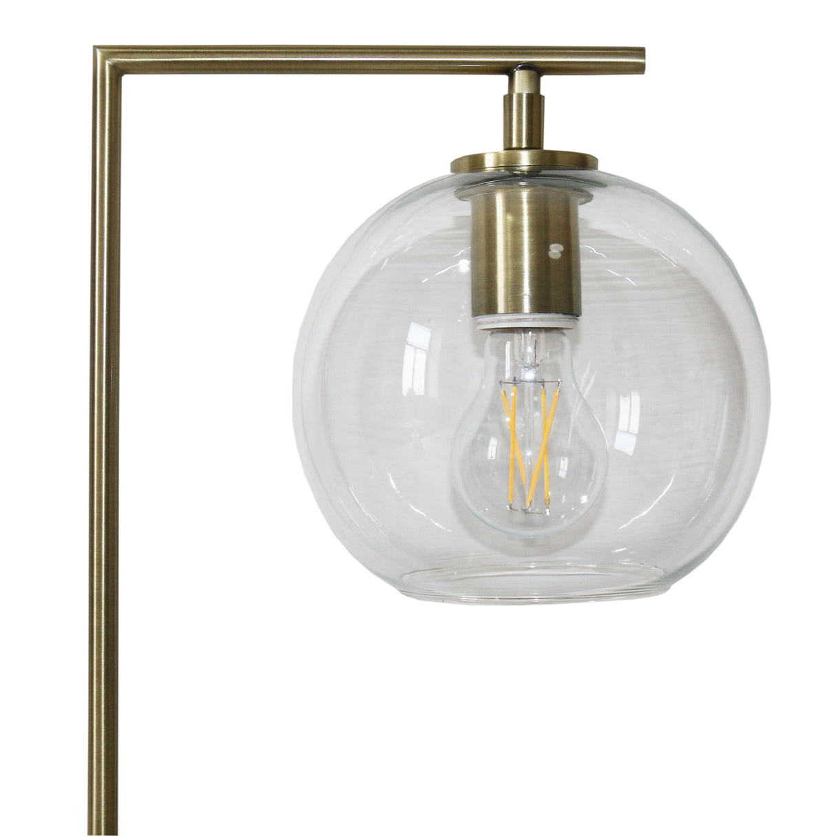 Wander Right Angle Glass Table Lamp - Bronze from Ashcroft Furniture - Luna Furniture
