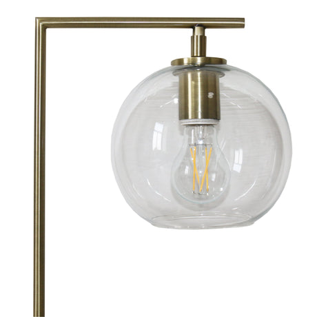 Wander Right Angle Glass Table Lamp - Bronze from Ashcroft Furniture - Luna Furniture