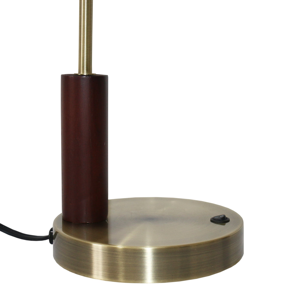 Wander Right Angle Glass Table Lamp - Bronze from Ashcroft Furniture - Luna Furniture
