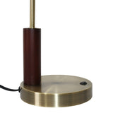 Wander Right Angle Glass Table Lamp - Bronze from Ashcroft Furniture - Luna Furniture