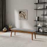 Warren Ash Gray Bench from Midinmod - Luna Furniture