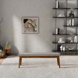 Warren Ash Gray Bench from Midinmod - Luna Furniture