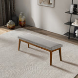 Warren Ash Gray Bench from Midinmod - Luna Furniture