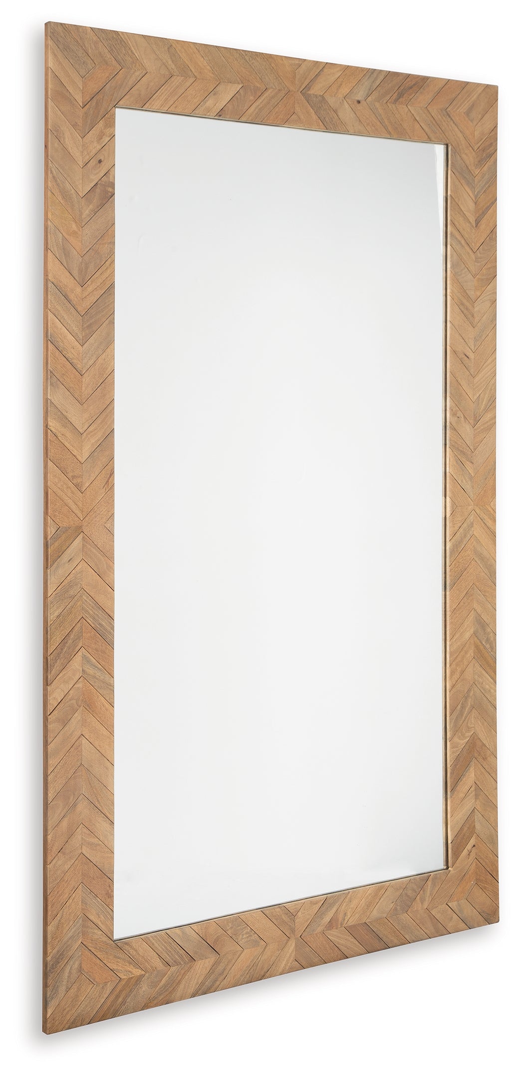 Waylane Brown Floor Mirror from Ashley - Luna Furniture