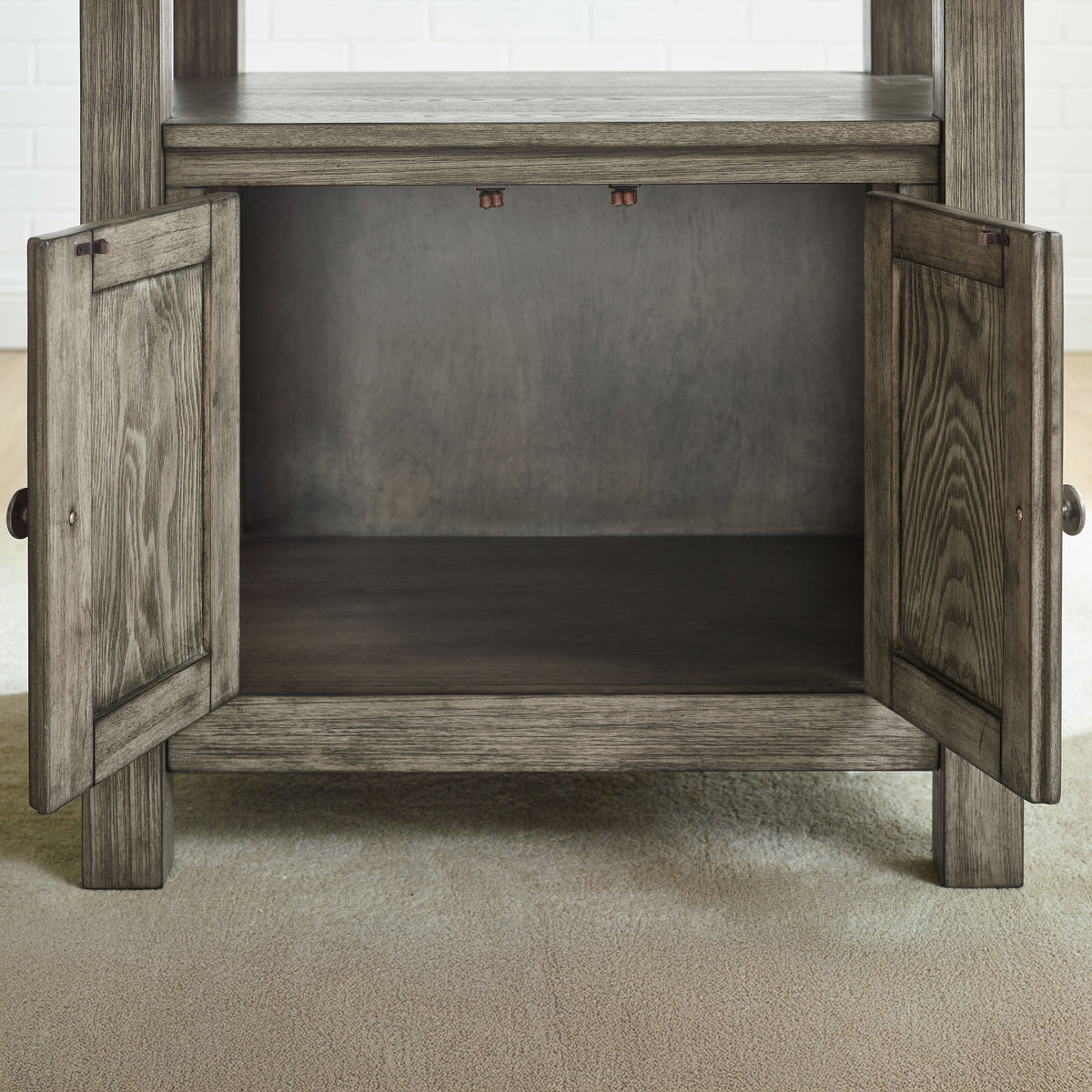 Grayson Gray/White 8-Piece Marble Top Counter Height Dining Table Set with Bench from Steve Silver - Luna Furniture