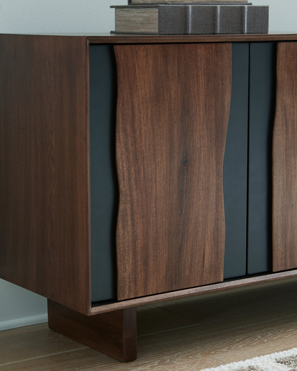 Welby Brown/Charcoal Accent Cabinet from Ashley - Luna Furniture