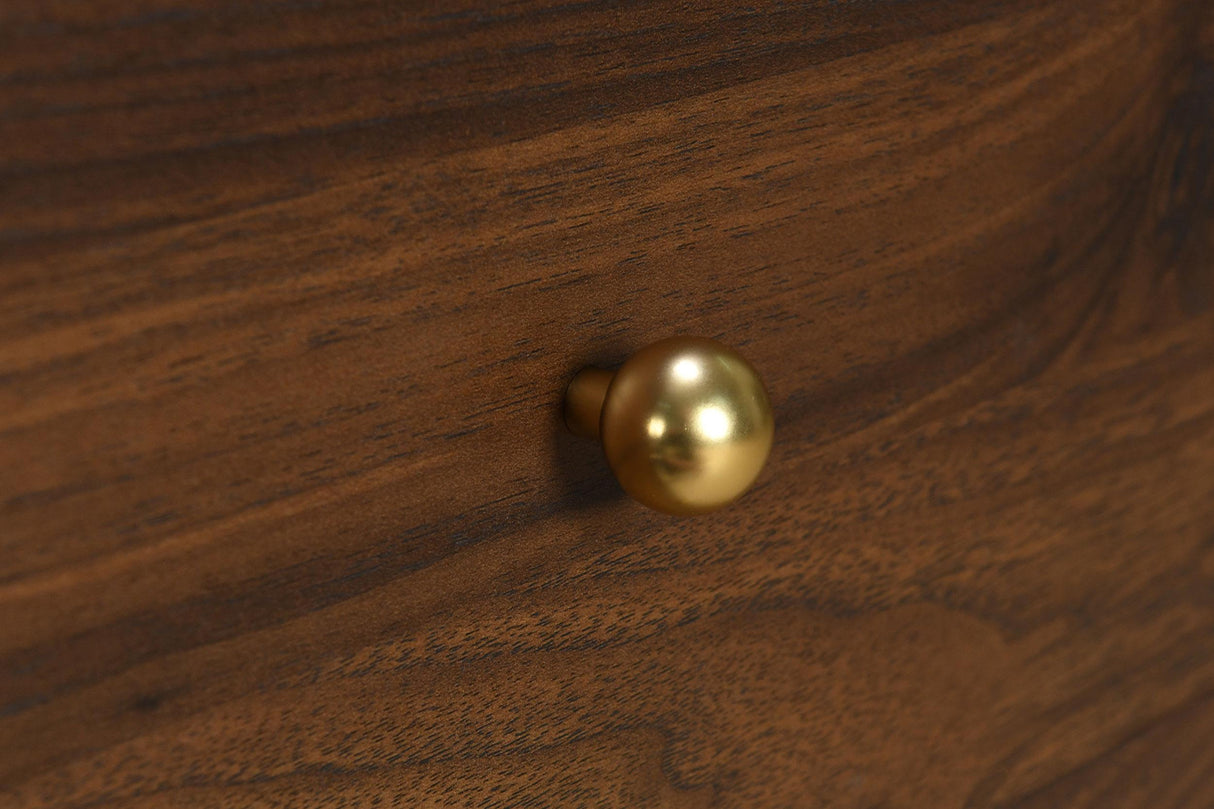 Welsley Walnut 4-Drawer Chest from Coaster - Luna Furniture