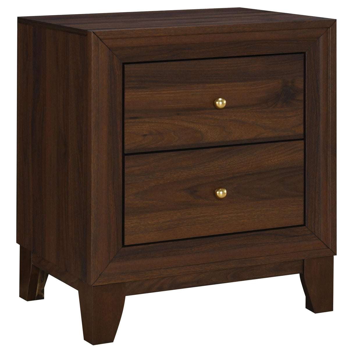 Welsley Walnut 5-Piece California King Bedroom Set from Coaster - Luna Furniture
