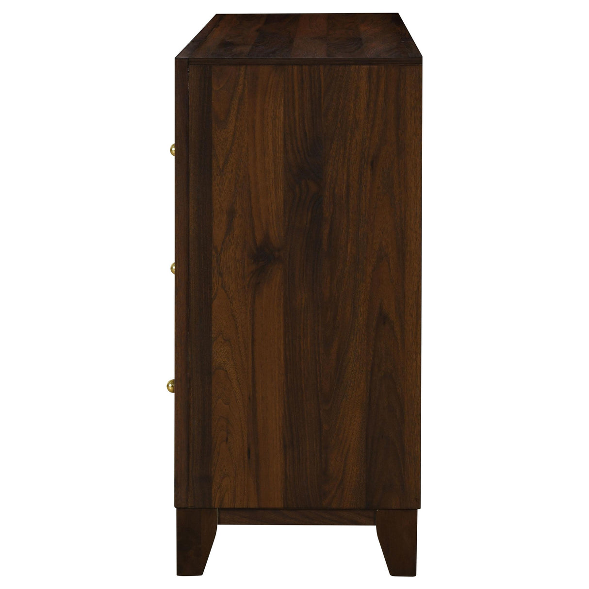Welsley Walnut 6-Drawer Dresser Cabinet from Coaster - Luna Furniture