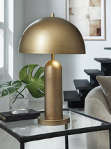 Wendfield Antique Gold Finish Table Lamp from Ashley - Luna Furniture