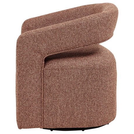 Westhill Berry Boucle Upholstered Swivel Accent Chair from Coaster - Luna Furniture