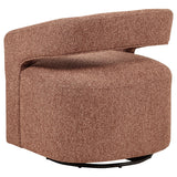 Westhill Berry Boucle Upholstered Swivel Accent Chair from Coaster - Luna Furniture