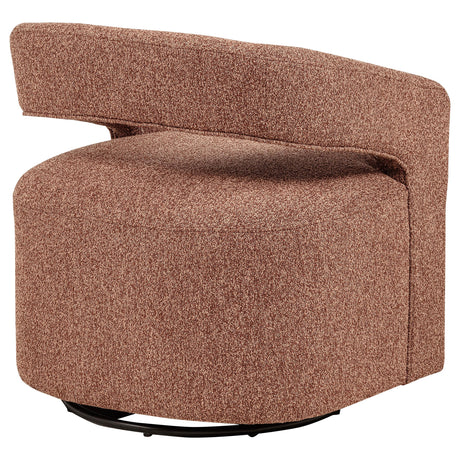 Westhill Berry Boucle Upholstered Swivel Accent Chair from Coaster - Luna Furniture