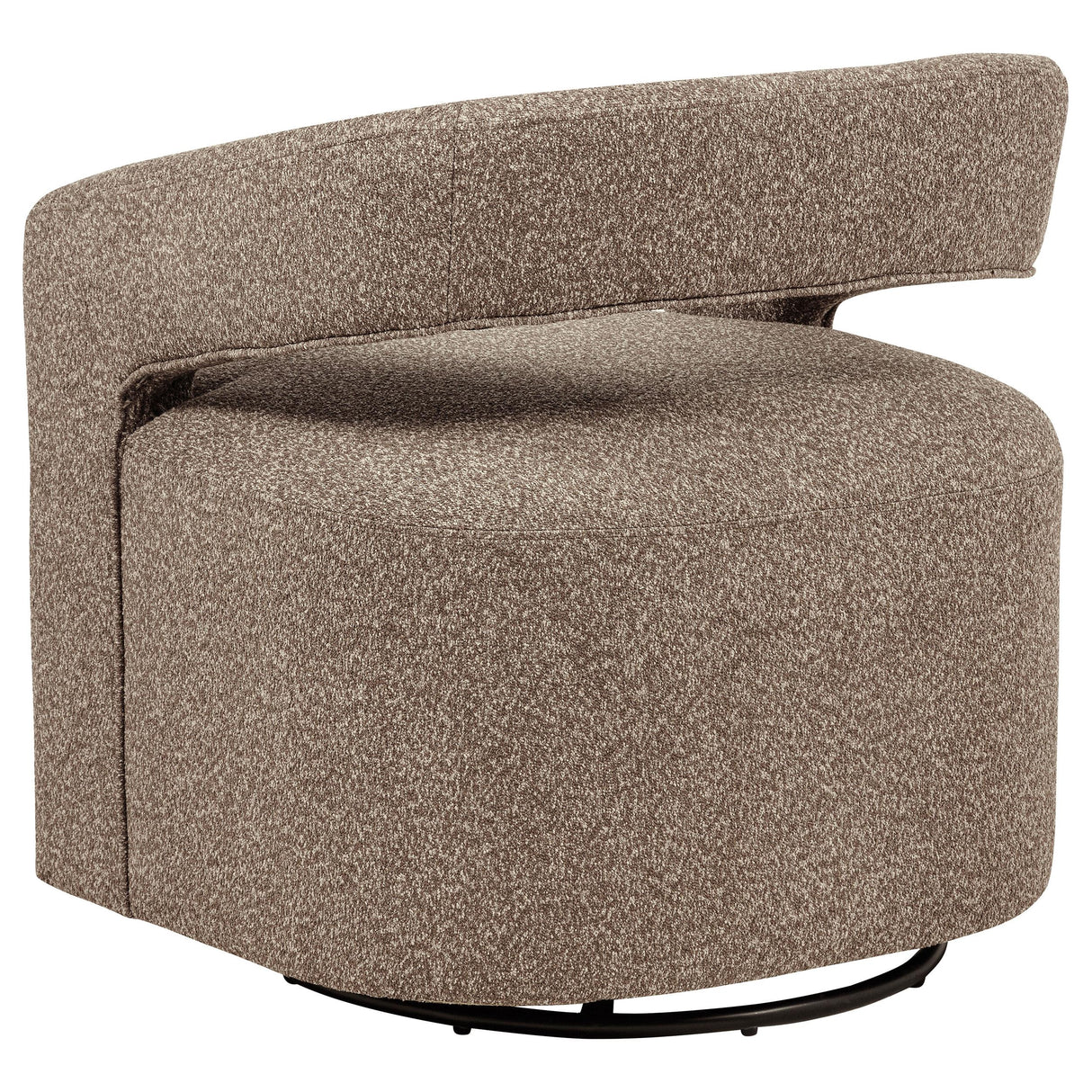 Westhill Rocky Road Boucle Upholstered Swivel Accent Chair from Coaster - Luna Furniture