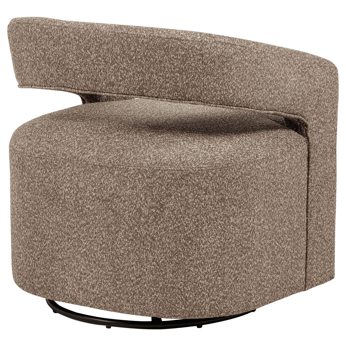 Westhill Rocky Road Boucle Upholstered Swivel Accent Chair from Coaster - Luna Furniture