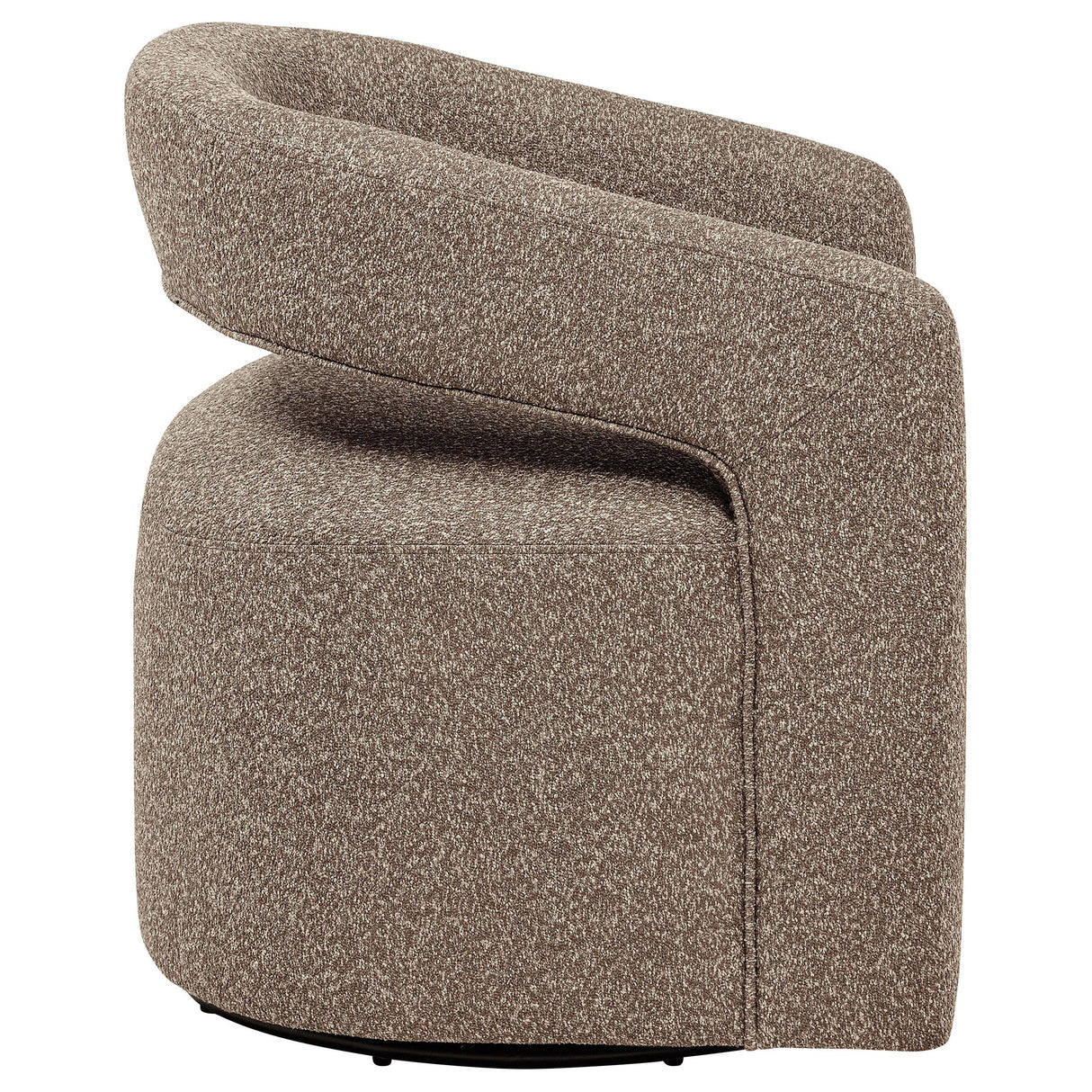 Westhill Rocky Road Boucle Upholstered Swivel Accent Chair from Coaster - Luna Furniture