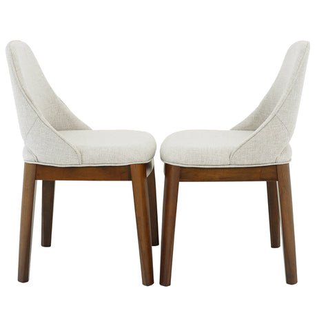 Weston Beige Linen Dining Chair from Midinmod - Luna Furniture