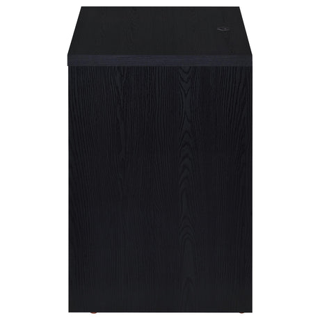 Westpark Black Nightstand with LED Lights and USB Ports from Coaster - Luna Furniture