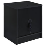 Westpark Black Nightstand with LED Lights and USB Ports from Coaster - Luna Furniture