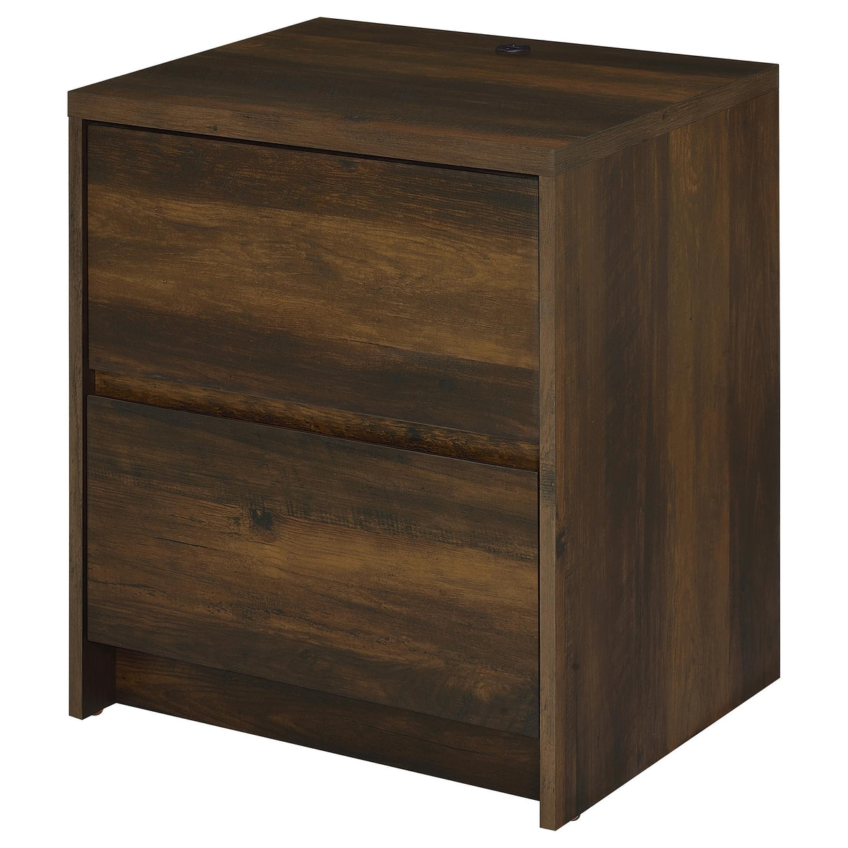 Westpark Dark Pine Nightstand with LED Lights and USB Ports from Coaster - Luna Furniture