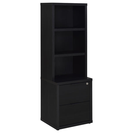 Westpark Black 3-Piece Wall Unit Bookcase Set with USB from Coaster - Luna Furniture