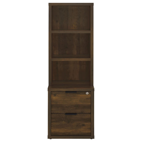 Westpark Dark Pine 3-Piece Wall Unit Bookcase Set with USB from Coaster - Luna Furniture