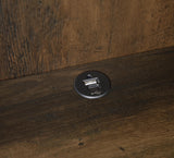 Westpark Dark Pine 3-Shelf Bookcase with Lockable Drawer and USB Ports from Coaster - Luna Furniture