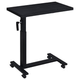 Westpark Black Height Adjustable Mobile Bedroom C-Table Side Table from Coaster - Luna Furniture