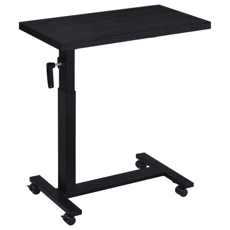 Westpark Black Height Adjustable Mobile Bedroom C-Table Side Table from Coaster - Luna Furniture