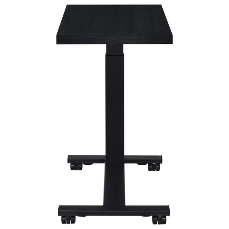 Westpark Black Height Adjustable Mobile Bedroom C-Table Side Table from Coaster - Luna Furniture