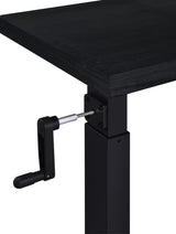 Westpark Black Height Adjustable Mobile Bedroom C-Table Side Table from Coaster - Luna Furniture