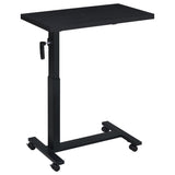 Westpark Black Height Adjustable Mobile Bedroom C-Table Side Table from Coaster - Luna Furniture