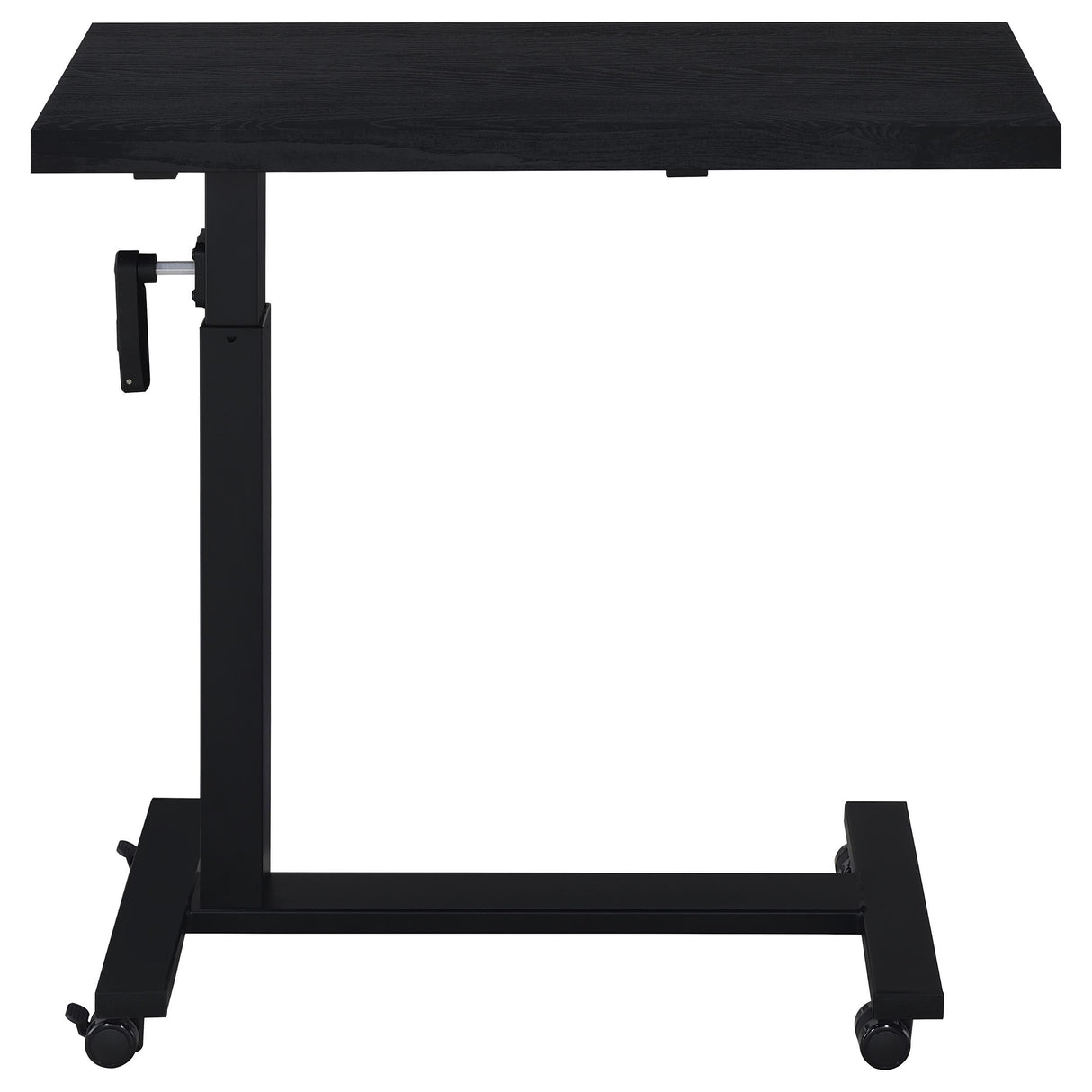 Westpark Black Height Adjustable Mobile Bedroom C-Table Side Table from Coaster - Luna Furniture