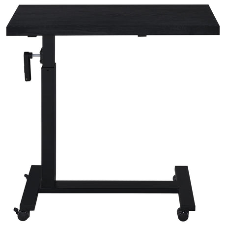 Westpark Black Height Adjustable Mobile Bedroom C-Table Side Table from Coaster - Luna Furniture
