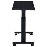 Westpark Black Height Adjustable Mobile Bedroom C-Table Side Table from Coaster - Luna Furniture