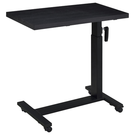 Westpark Black Height Adjustable Mobile Bedroom C-Table Side Table from Coaster - Luna Furniture