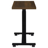 Westpark Height Adjustable Mobile Bedroom C-Table Dark Pine from Coaster - Luna Furniture