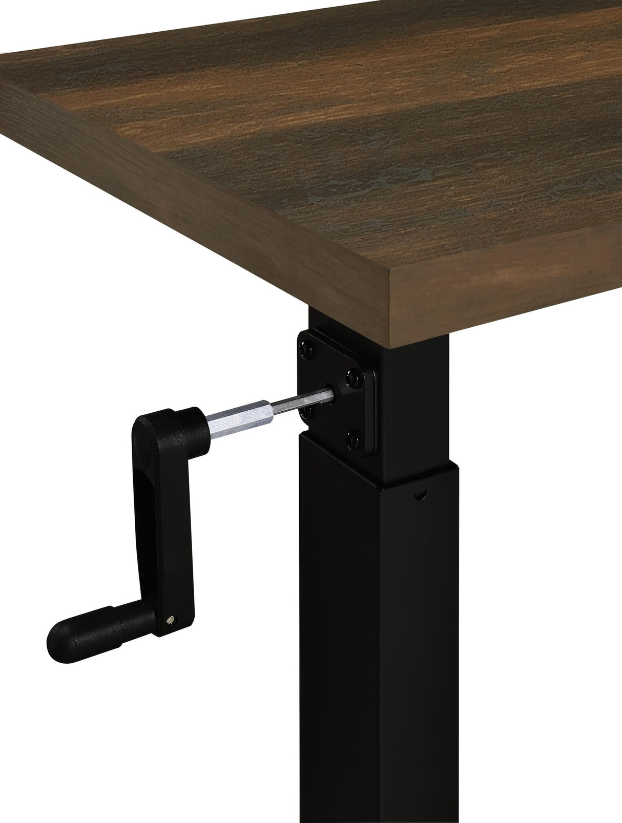Westpark Height Adjustable Mobile Bedroom C-Table Dark Pine from Coaster - Luna Furniture
