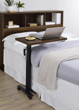 Westpark Height Adjustable Mobile Bedroom C-Table Dark Pine from Coaster - Luna Furniture