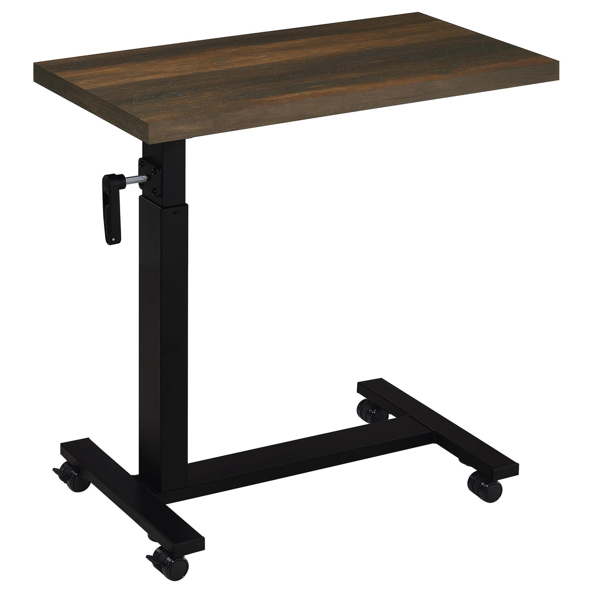 Westpark Height Adjustable Mobile Bedroom C-Table Dark Pine from Coaster - Luna Furniture