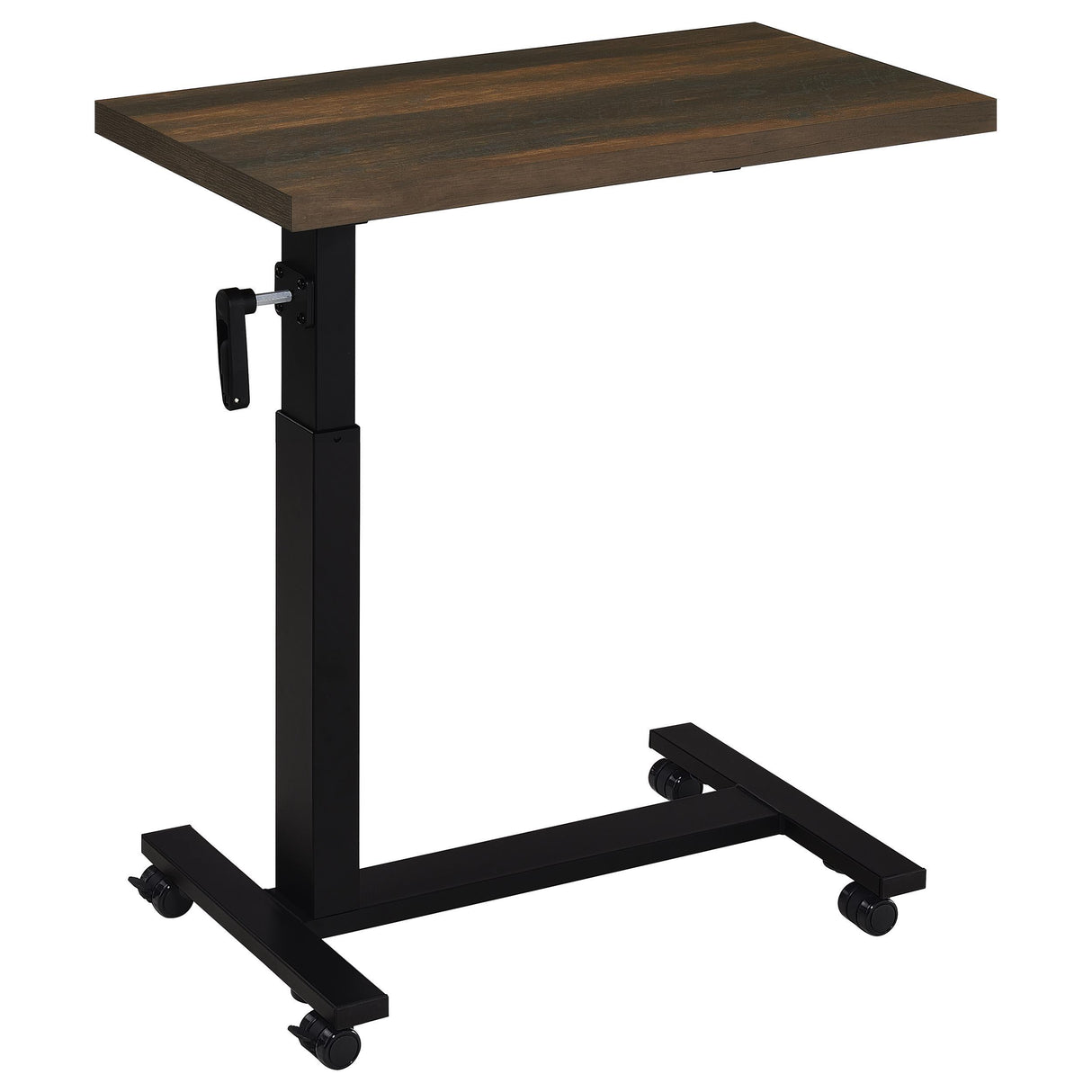 Westpark Height Adjustable Mobile Bedroom C-Table Dark Pine from Coaster - Luna Furniture