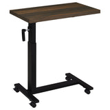 Westpark Height Adjustable Mobile Bedroom C-Table Dark Pine from Coaster - Luna Furniture