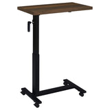Westpark Height Adjustable Mobile Bedroom C-Table Dark Pine from Coaster - Luna Furniture