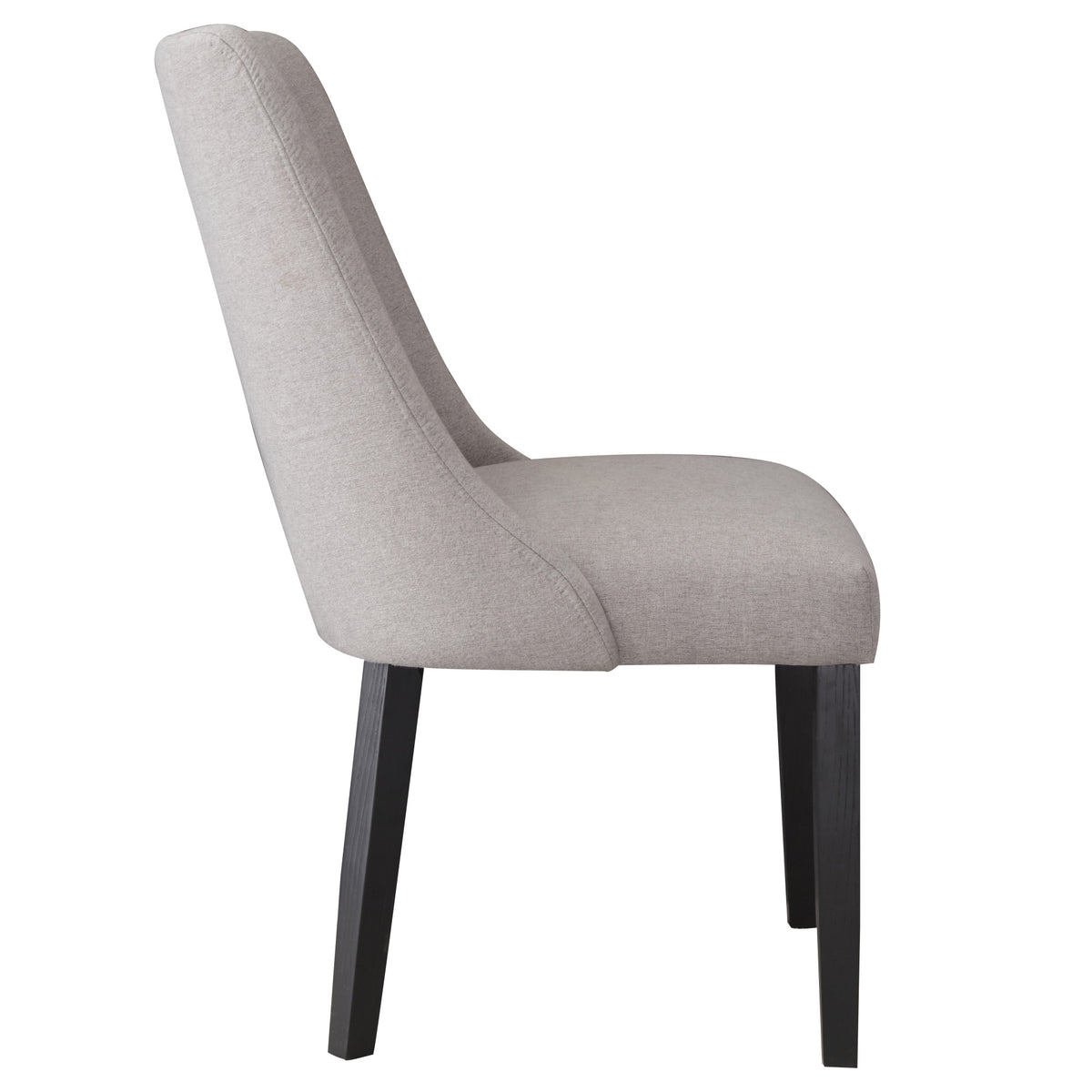 Xena Ebony/Gray Upholstered Side Chair, Set of 2 from Steve Silver - Luna Furniture